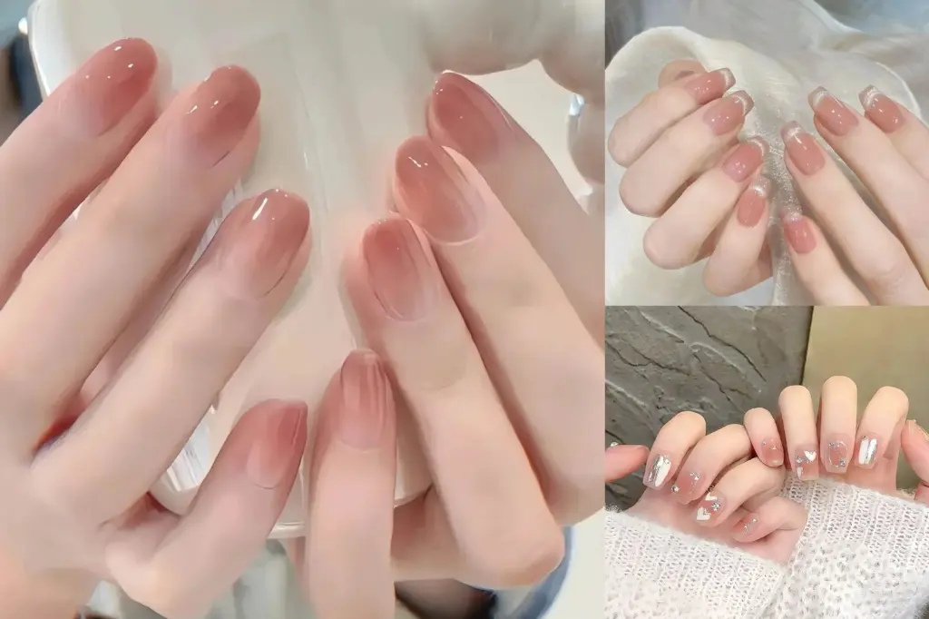 裸粉貓眼或奶茶漸層,營造纖纖細手的視覺感。